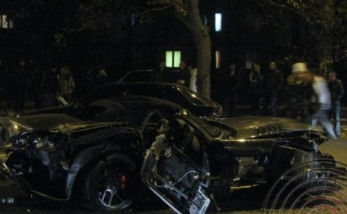Виновник аварии мажорный "Dodge Viper". Фото: timer.od.ua