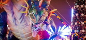 На площади Свободы на две недели поселился огнедышащий дракон