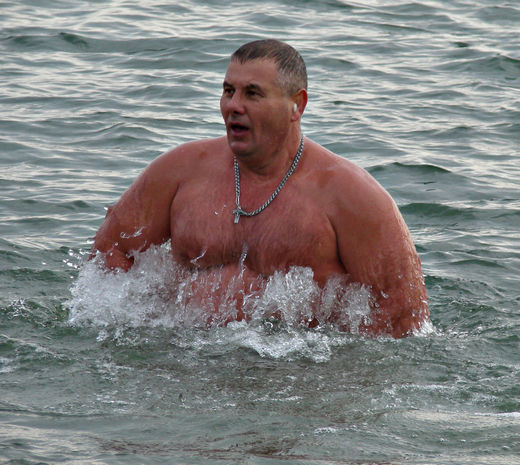 Самый выносливый "морж" Украины. Фото - izmacity.com