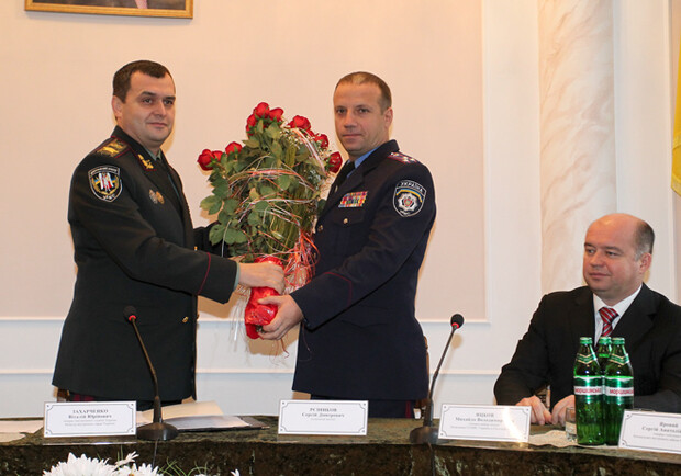 Министр МВД представил нового начальника милиции в Одесской области. Фото - пресс-служба обладминистрации.
