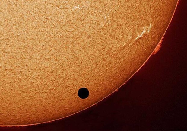 Прохождение Венеры по диску Солнца можно увидеть в обсерватории. Фото с сайта: astronet.ru