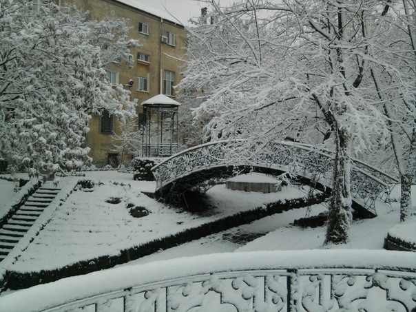 Судя по прогнозам, скоро Одессу завалит снегом.
Фото - Настасья Маляр, vkontakte.ru.