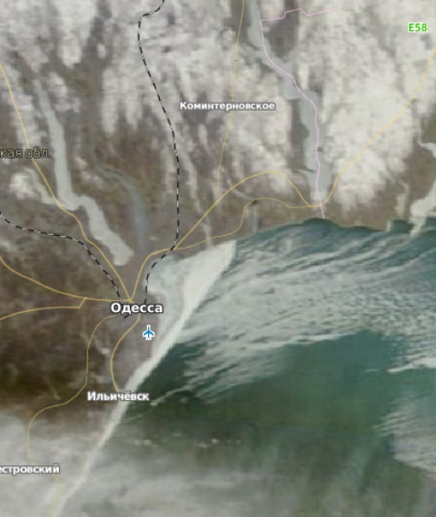 Специалистам удалось запечатлеть побережье Черного моря с космоса. Фото - scanex.ru