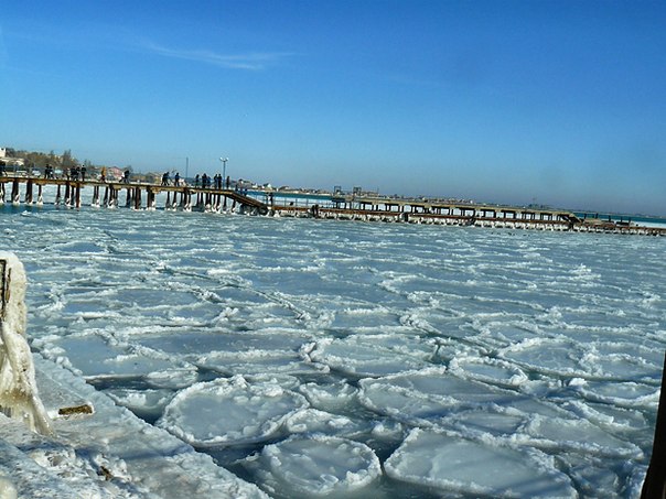 Морозы в Одессе не унимаются.
Фото - Марк Агатов, vk.com.