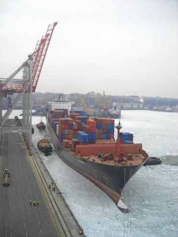 В порт зашли огромные судна. Фото - пресс-служба ГП "Дельта-лоцман"