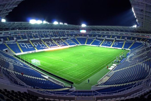 На одесском стадионе будут проходить матчи Премьер-лиги. Фото - terrikon.com