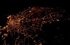 Вот так выглядит Одесса из космоса. Фото - ru.fishki.net