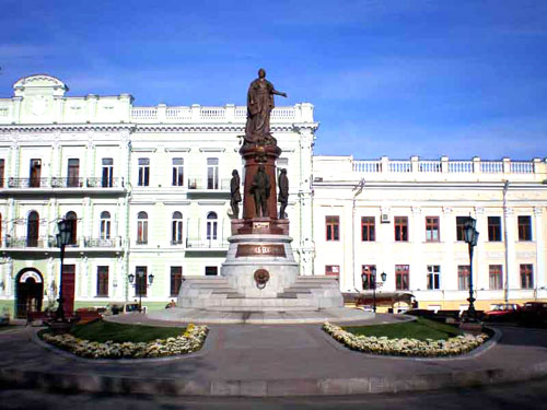 Акция пройдет у памятника основателям Одессы. Фото с сайта: italia-ru.com.