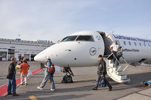 Одесса приняла первый авиарейс из Мюнхена.
Фото - odessa.ua