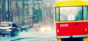 Из-за непогоды в Одессе перестал ходить трамвай