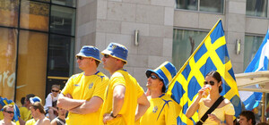 Первая кровь: сегодня в драке разбили нос шведскому болельщику