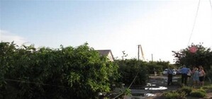 Полгорода остались без света из-за урагана в Запорожье: видео