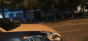 Шикарному Nissan 350Z вырвало колесо на дорогах Донбасса 