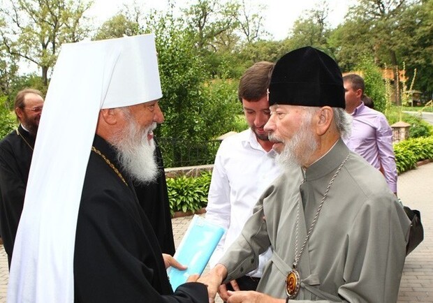 Митрополит Владимир и Агафангел. Фото: пресс-служба епархии.