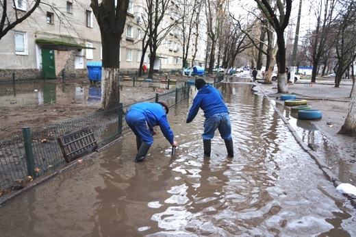 Сейчас уровень воды спадает. Фото с сайта: odessa.ua.