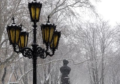 В Одессе настоящая снежная зима. Фото - Олег Куцкий.
