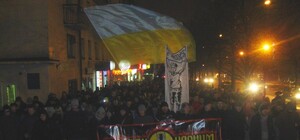 В Запорожье прошел марш в защиту семьи Павличенко