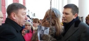 Одесскую мэрию штурмовал разъяренный Чубакка