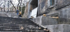 Московские киношники загадили Потемкинскую лестницу в Одессе