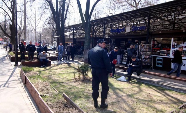 Налоговые милиционеры наведались на популярный рынок. Фото с сайта: yuzhnoukrainsk.net.