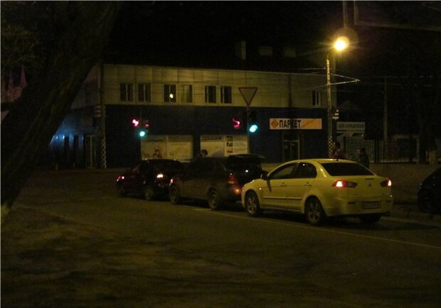 Ночью в Одессе произошло ДТП. Фото: "Взгляд из Одессы".