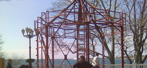 В Севастополе на смотровой площадке Приморского бульвара строят 