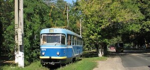 В Одессе остановился один из трамвайных маршрутов