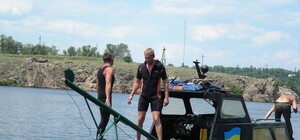 На Хортице начали поднимать старинные якоря