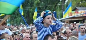 Как Олег Газманов поздравлял запорожцев с Днем ВДВ