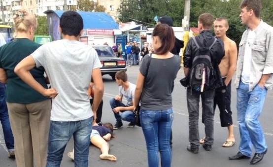 Происшествие собрало много зевак. Фото с сайта: timer.od.ua.