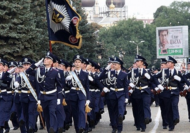 Курсанты присягнут на верность украинскому народу. Фото с сайта: dumskaya.net