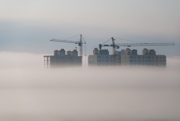 И снова туман. Фото: Олег Сорокин.