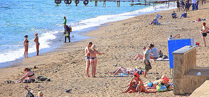 В Крыму снова в разгаре пляжный сезон