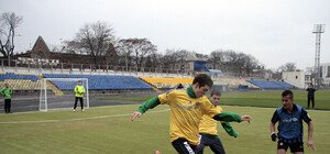 На одесском стадионе 