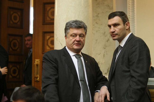Порошенко и Кличко сегодня в Одессе.
Фото - zn.ua