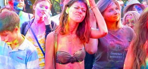 В Днепропетровске состоялся праздник красок Холи