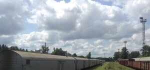 Поезд с остатками малайзийского 