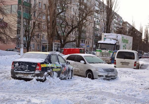 Греется приора в пробках