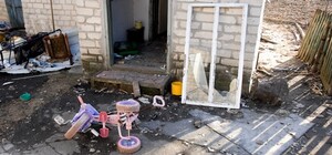 Как сейчас выглядит поселок Пески в пригороде Донецка [Фотофакт ]