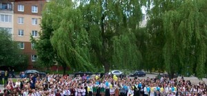 Школярі Львова відсвяткували  закінчення навчання (фото, відео)