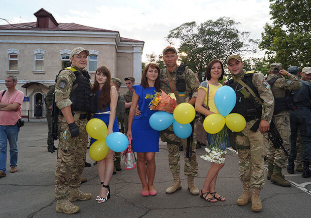 Новость - События - В Одессу вернулись гвардейцы из зоны АТО