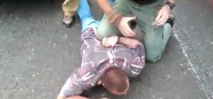 В сети появилось видео задержания главы одесских милиционеров