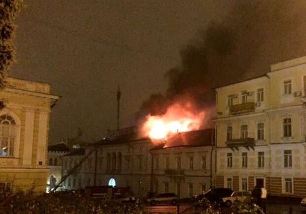Новость - События - В центре Одессы горел волонтерский центр