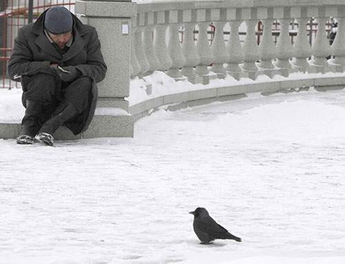 В Одессе замерзают бездомные. Одесситов просят помочь. Фото: tv.sb.by