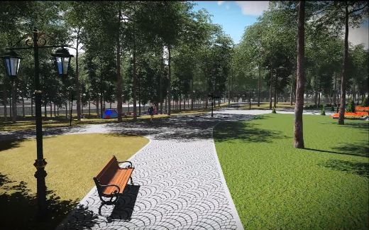 Новость - Транспорт и инфраструктура - Турецкая компания показала, как будет выглядеть парк под Приморским бульваром