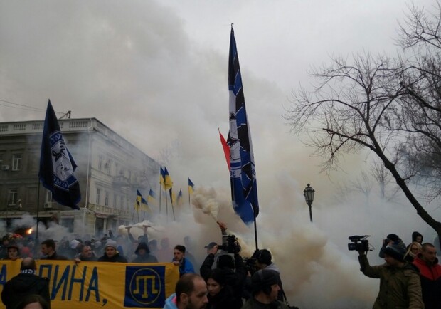 Марш в поддержку футбольного клуба "Черноморец". Фото: УСИ