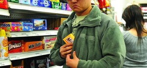 В Полтаве задержали шоколадного вора