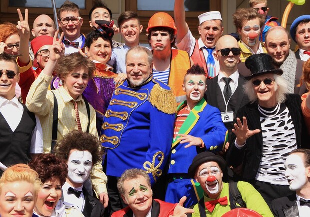 В Одессе прошел парад клоунов. Фото: odessit.ua