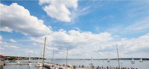 В Запорожье собрались яхтсмены с Украины: посмотри, как проходит регата