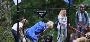 У Львові відкрили безкоштовні тренажери для собачого фітнесу:(фото)